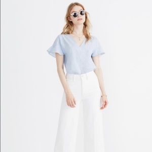 Madewell Sundrift Ruffle Top